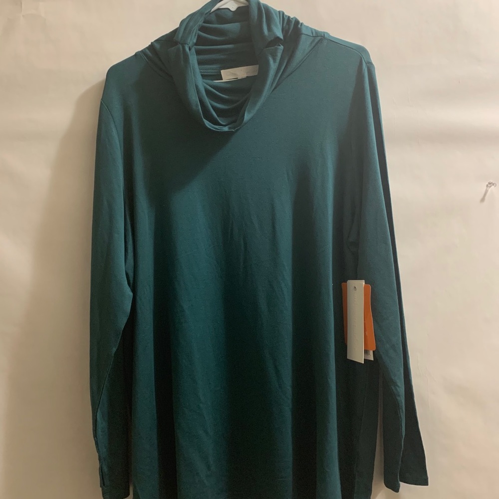 Adyson Parker Shirt with built in mask Teal Xl